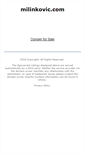 Mobile Screenshot of milinkovic.com